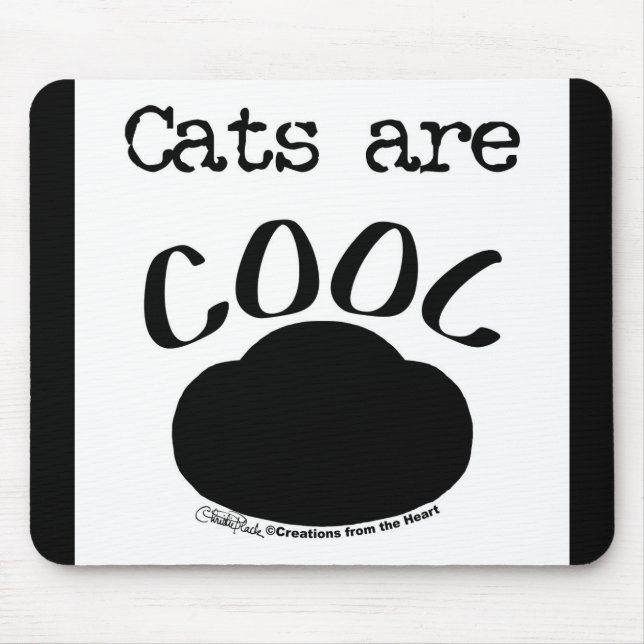 Coole Katzenauflage Mousepad (Vorne)