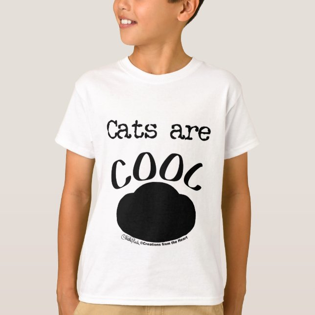 Coole Katzenauflage T-Shirt (Vorderseite)
