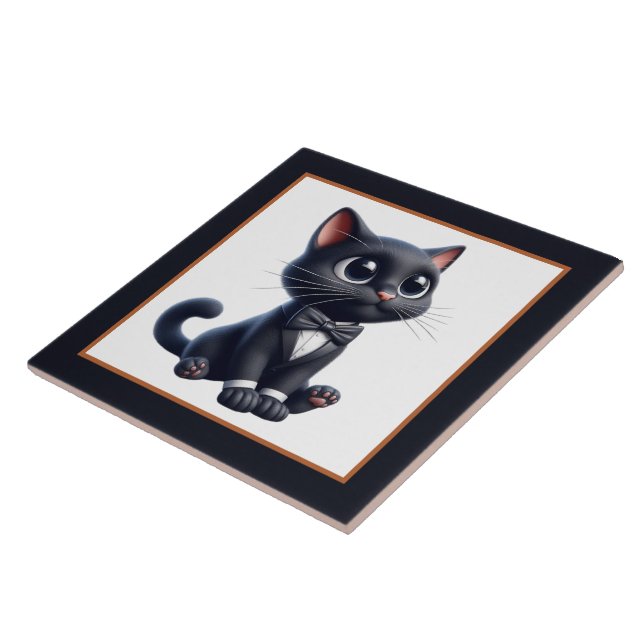 Coole Katzenliebhaber Fliese (Seite)