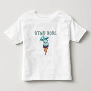 Coole Kawaii Funny Ice Creme bleibe Kleinkind T-shirt