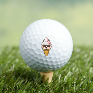 Coole Kawaii Ice Creme Golfball