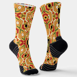 Coole Kente Remix Multiprint Socken