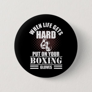 Coole Kickbox- und Box-Weisheit Button