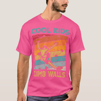 Coole Kids Climb Walls Extreme Sport Rock Klettern T-Shirt
