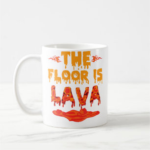 Coole Kids Der Boden ist Lava für Kinder Jungen Mä Kaffeetasse