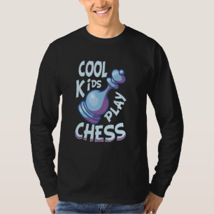 Coole Kids spielen Schachspieler Schach Themed Fun T-Shirt
