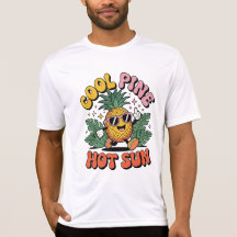 Coole Kiefer Heiße Sonne Retro Ananas Sommer Stimm