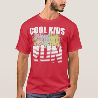 Coole Kinder laufen laufen T-Shirt