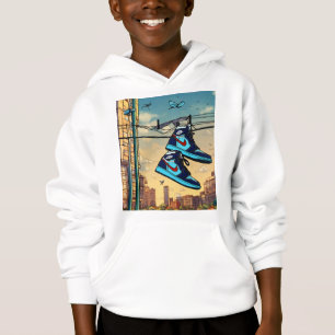 "Coole Kinder: Sneakers mit grafischem T-Shirt" Hoodie