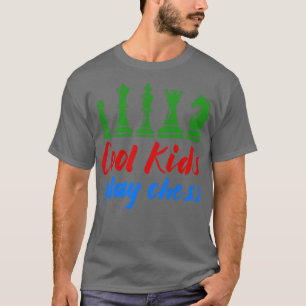 Coole Kinder spielen Schach T-Shirt
