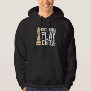 Coole Kinder spielen Schachbrettspiele Schachspiel Hoodie