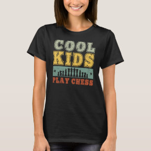 Coole Kinder spielen Schachspieler für Schachboxen T-Shirt