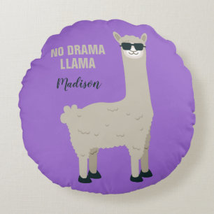 Coole Kissen aus Lama-individuelle Name und Farbak