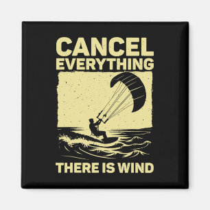 Coole Kitesurfing-Kunst für Männer Frauen Kite Sur Magnet