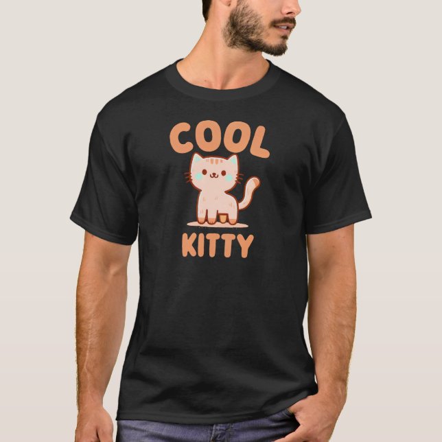 Coole Kitty T-Shirt (Vorderseite)