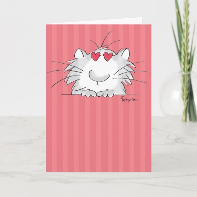 COOLE KITTY Valentines von Boynton Feiertagskarte (Vorderseite)