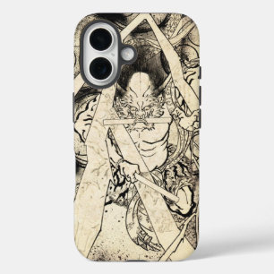 Coole klassische Vintage-japanische Dämonen-Tinte- iPhone 16 Hülle