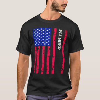 Coole Klempnerzubehör Dinge wie Usa-Flagge T-Shirt