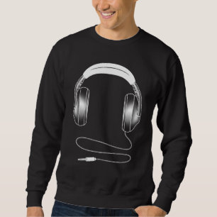 Coole Kopfhörer für Men DJ Music Artist Sweatshirt