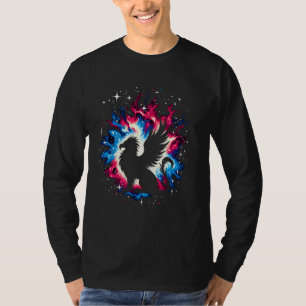 Coole kosmische Griffin Galaxy Graphic Space Art T-Shirt