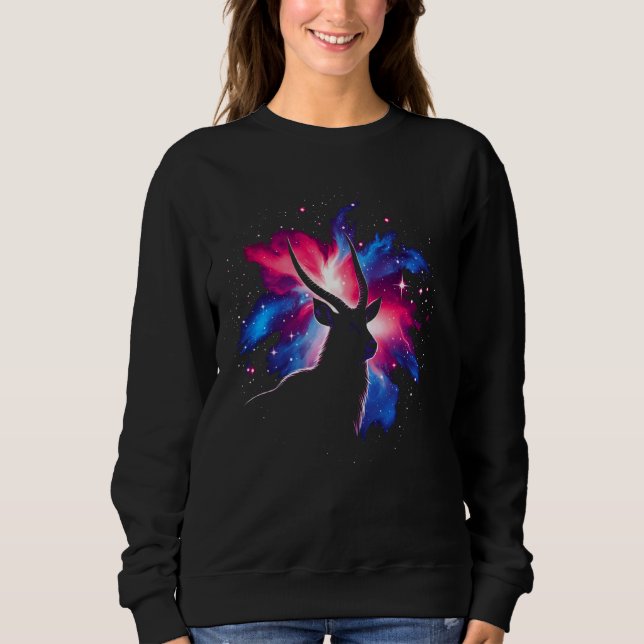 Coole kosmische Wasserbäckergalaxie Sweatshirt (Vorderseite)