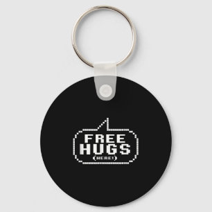 Coole kostenlose Hugs Quotes Novelty Graphic T-Shi Schlüsselanhänger