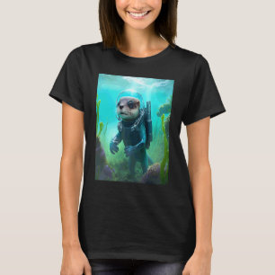 Coole Kostümierung für Seeotter Tauchen Otter 2 T-Shirt