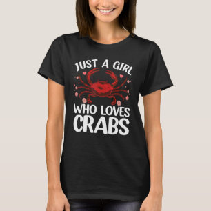 Coole Krabbe für Girls Krebse essen Lover Lobste T-Shirt