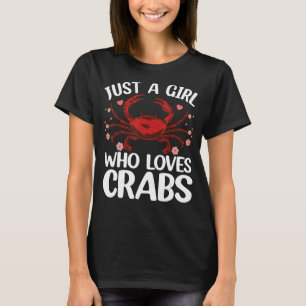 Coole Krabbe für Girls Krebse essen Lover Lobste T-Shirt