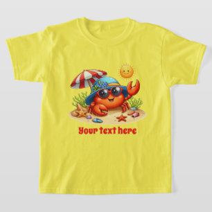 Coole Krabben ergänzen Strandmädchen T-Shirt