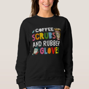 Coole Krankenschwester Kostenlose Kaffeemaschinen  Sweatshirt