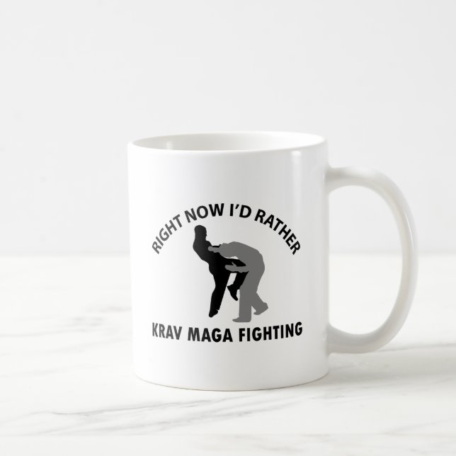 coole Krav maga Entwürfe Kaffeetasse (Rechts)
