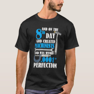 Coole Kreation von Maschinisten Lustiger CNC-Masch T-Shirt