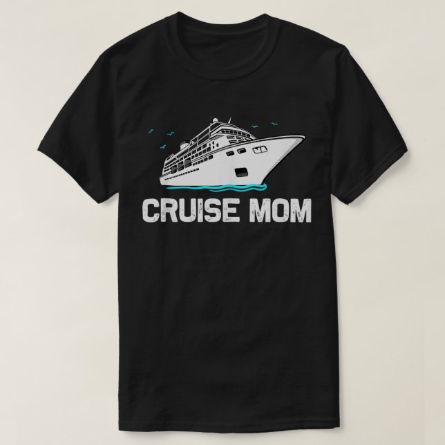 Coole Kreuzfahrt für die Mama Mutterwandern Famili T-Shirt (Design vorne)