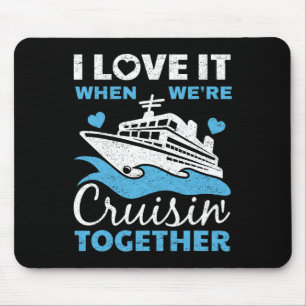 Coole Kreuzfahrt Kunst Männer Frauen Kreuzfahrtsch Mousepad