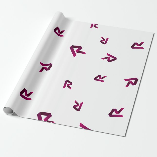 Coole Kryptowährungs-Zeichenmuster Geschenkpapier (Ungerollt)