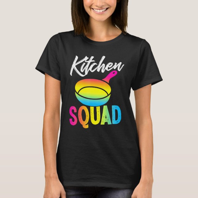 Coole Küche Squad - Pansexual Color Pan Cuisine T-Shirt (Vorderseite)