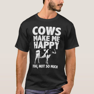 Coole Kuh für Männer Frauen Bauer Milchkühe Farm T-Shirt