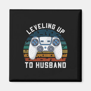 Coole künftige Verlobung Männer Jungen wachsen zu  Magnet