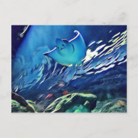 Coole künstlerische Unterseite von Stingray