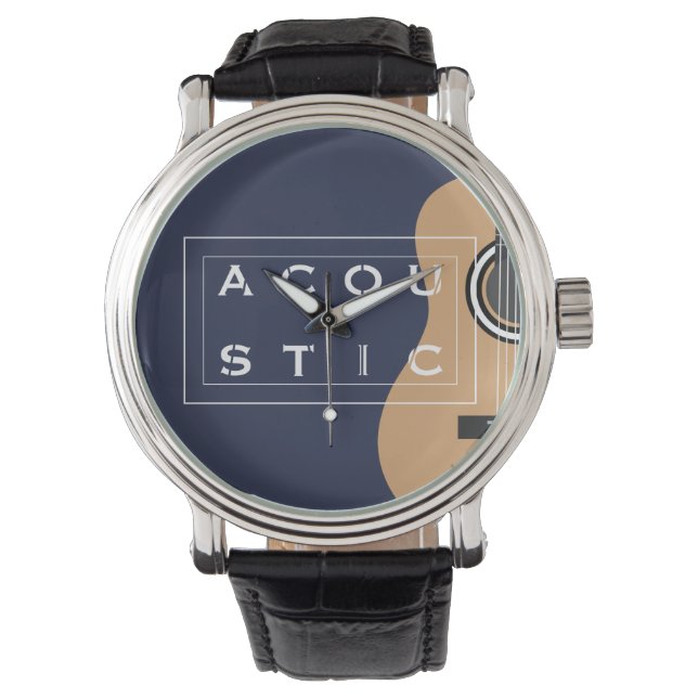 Coole Künstleruhr Armbanduhr (Vorderseite)