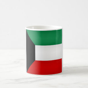Coole Kuwait-Flagge Kaffeetasse