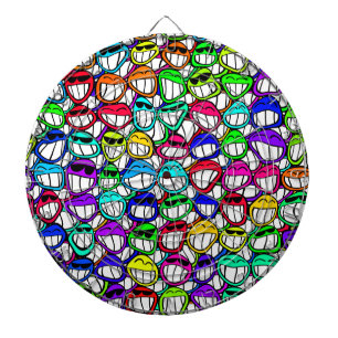 Coole Lächeln Dartscheibe