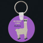 Coole Lama individuelle Name- und Farbschlüsselket Schlüsselanhänger<br><div class="desc">Sie können die Hintergrundfarbe dieses Elements auf jede gewollt Farbe anpassen. Sehen Sie in meinem Laden für weitere Tierbeispiele.</div>