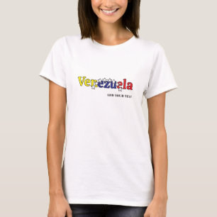 coole Landesflagge anpassen Frauen venezolanisch 3 T-Shirt