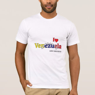 coole Landesflagge anpassen Männer venezolanisch T-Shirt