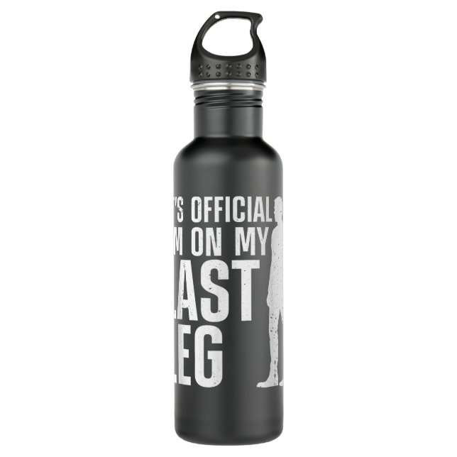 Coole Leg Amputee Art for Men Women Prothetisches  Edelstahlflasche (Vorderseite)