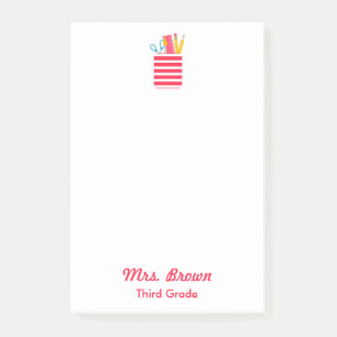 Coole Lehrerschulversorger - Nachhinweise Post-it Klebezettel