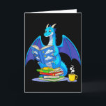 Coole Lesebücher Drachen Buchliebhaber Bücherwurm  Karte<br><div class="desc">Coole Lesebücher Drachen Buchliebhaber Bücherwurm Männer Frauen Kinder</div>