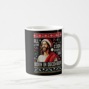 Coole Leute Werden Im Dezember Christlich Weihnach Kaffeetasse